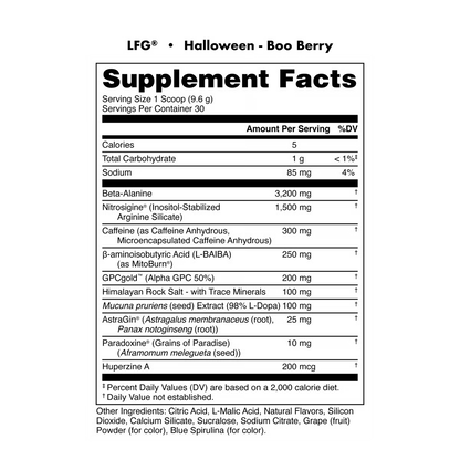 LFG Burn Thermogenic Pre-Workout - Bucked Up
