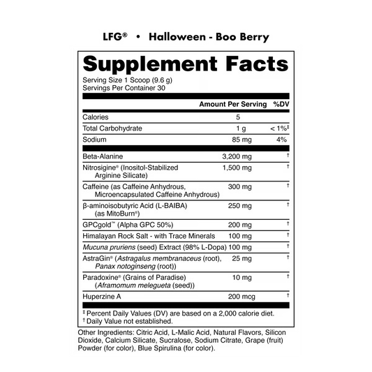LFG Burn Thermogenic Pre-Workout - Bucked Up