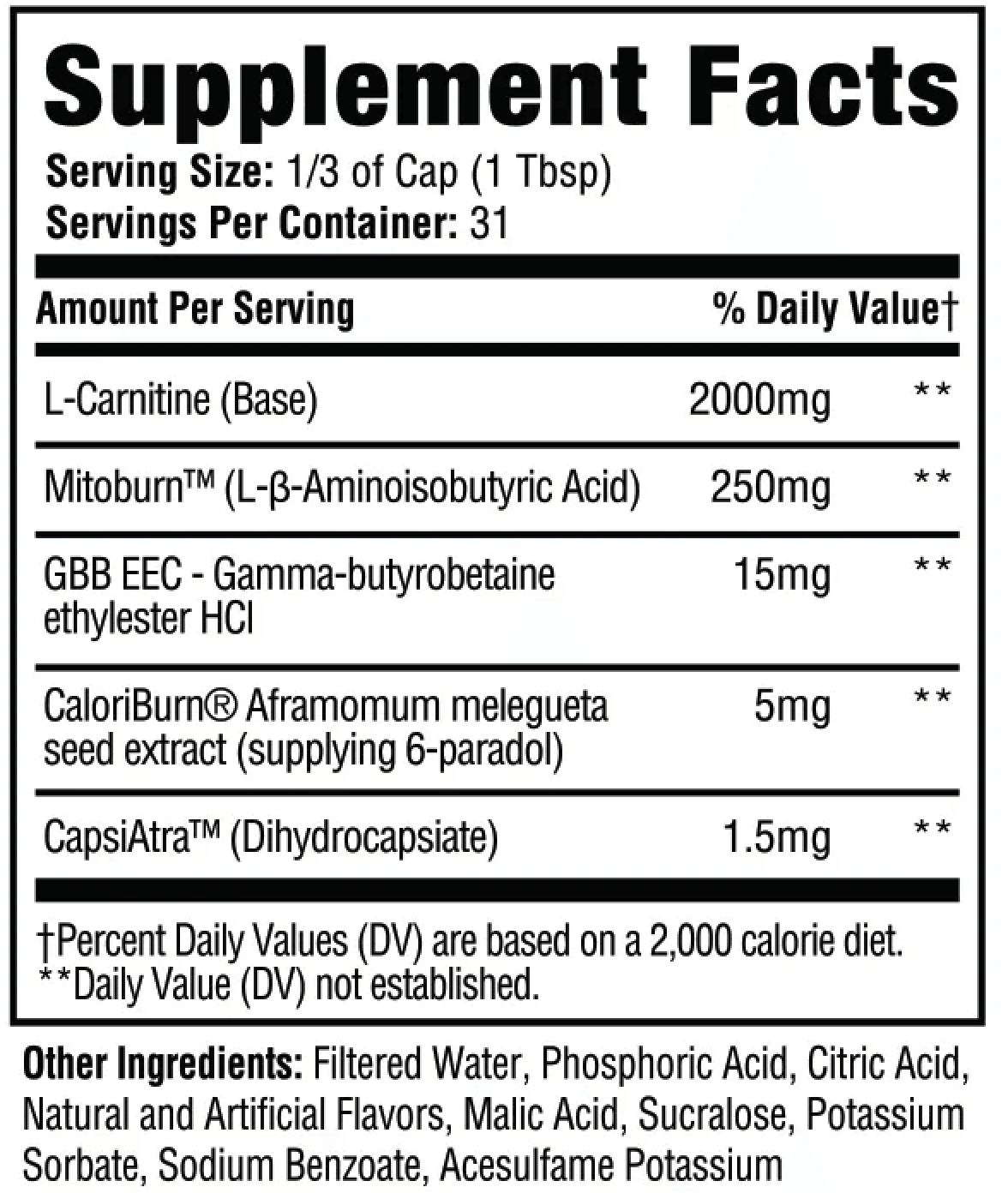 Carnishred+Mito Burn Liquid - Musclesport