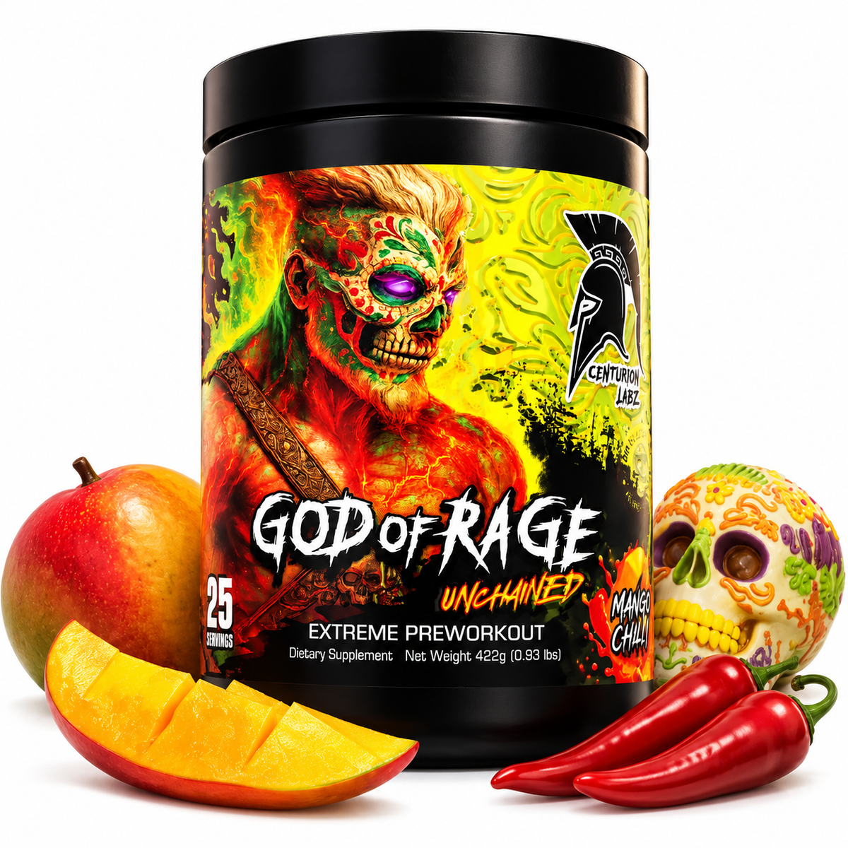 God of Rage Extreme Pre Work-Out - Centurion Labz