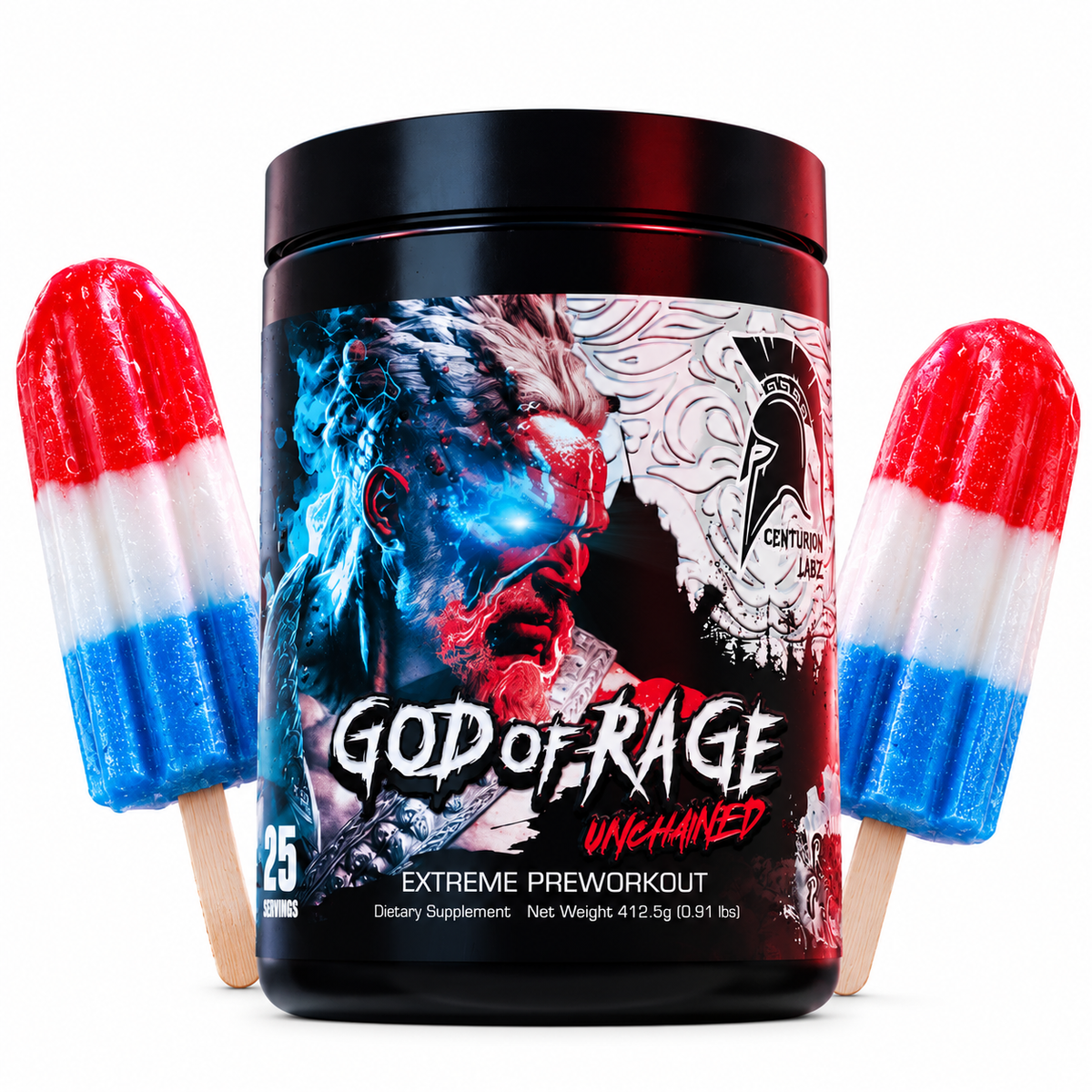 God of Rage Extreme Pre Work-Out - Centurion Labz