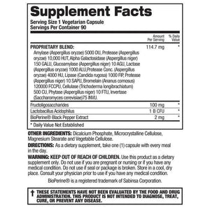 Digestive Enzymes Pre & Probiotics - Top Secret Nutrition