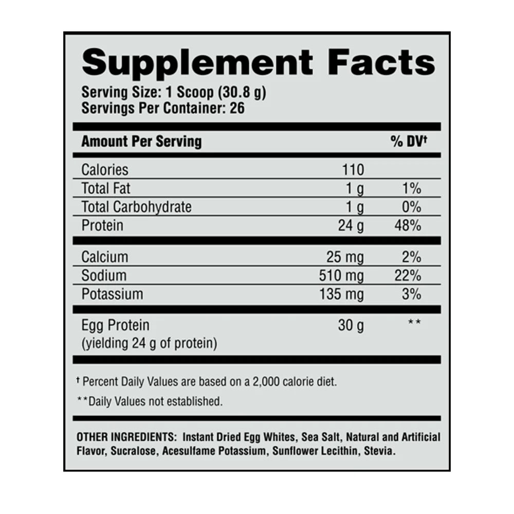 Egg-cellent - Premium Grade Pure Egg Protein Powder - Apollon Nutrition