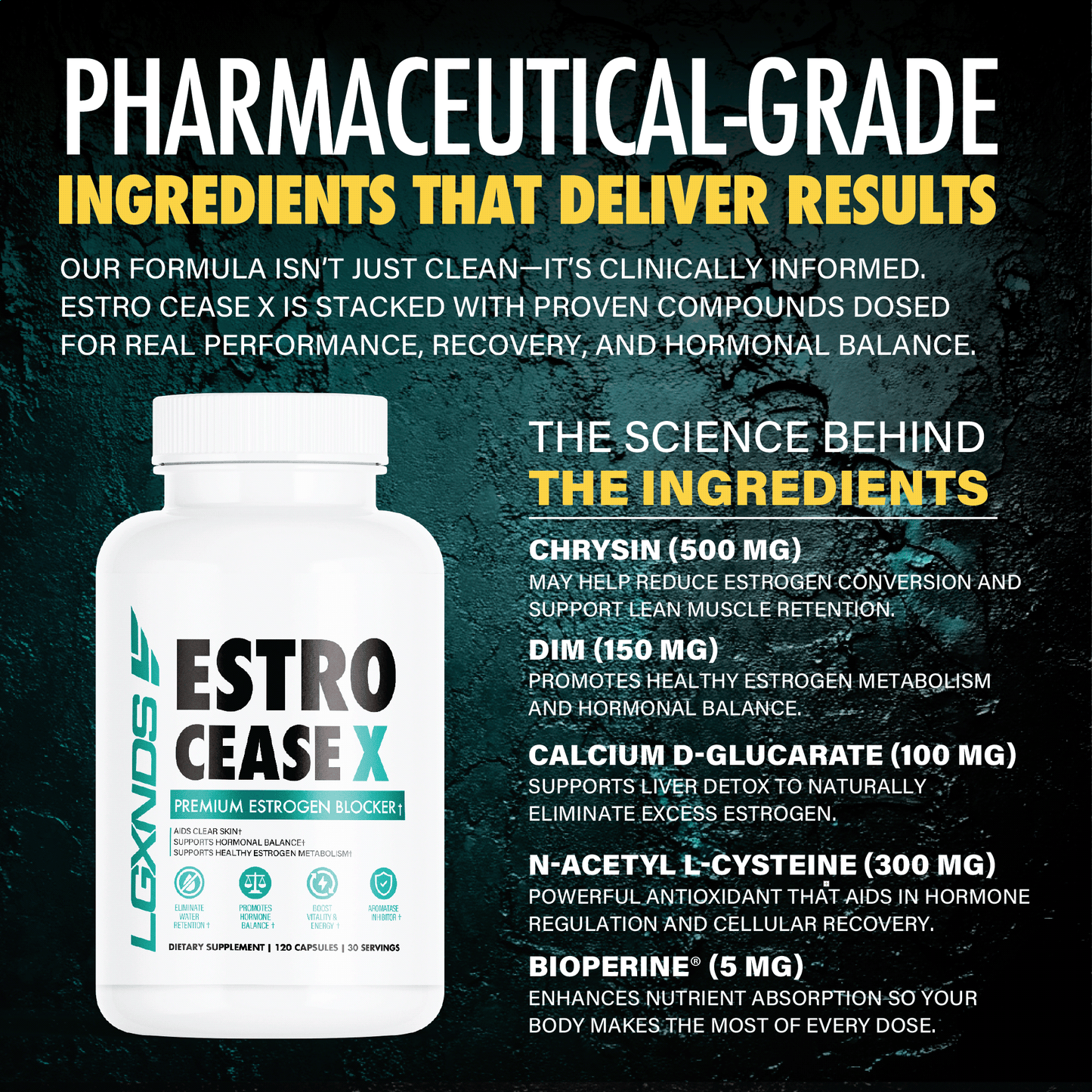 EstroCease X:  Premium Estrogen Blocker - LGXNDS