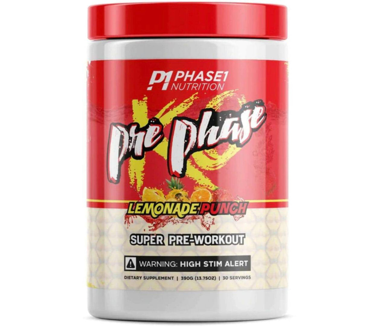 Pre Phase - Phase 1 Nutrition - Prime Sports Nutrition