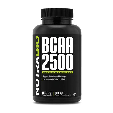 Bcaa 2500 - Nutrabio - Prime Sports Nutrition