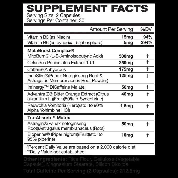 Meta Burn AM - Astroflav - Prime Sports Nutrition