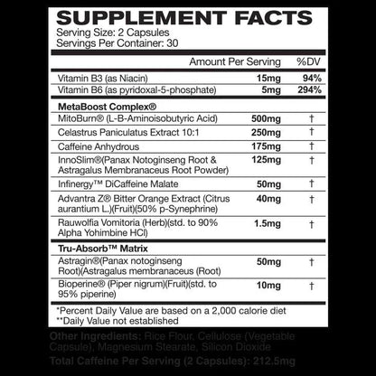 Meta Burn AM - Astroflav - Prime Sports Nutrition