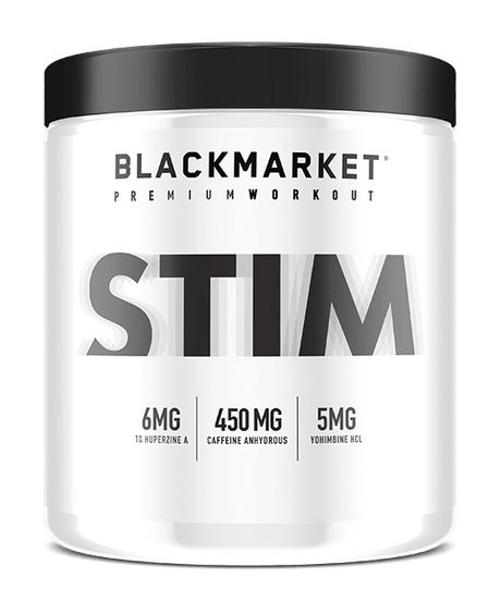 STIM Premium Workout- Blackmarket - Prime Sports Nutrition
