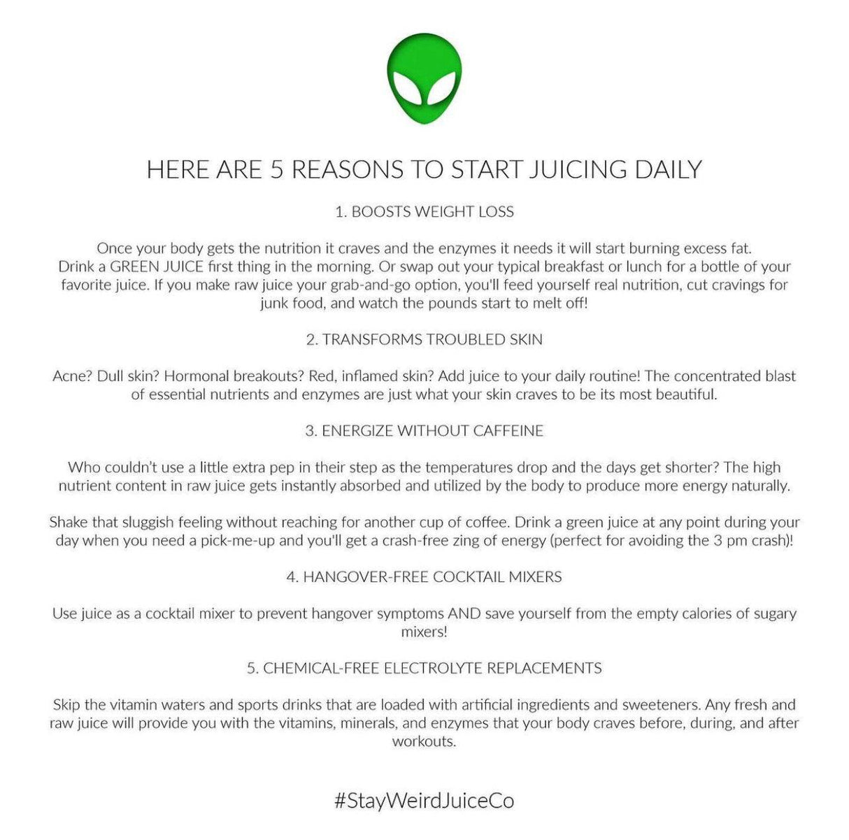 Stay Weird Juice Co - Prime Sports Nutrition