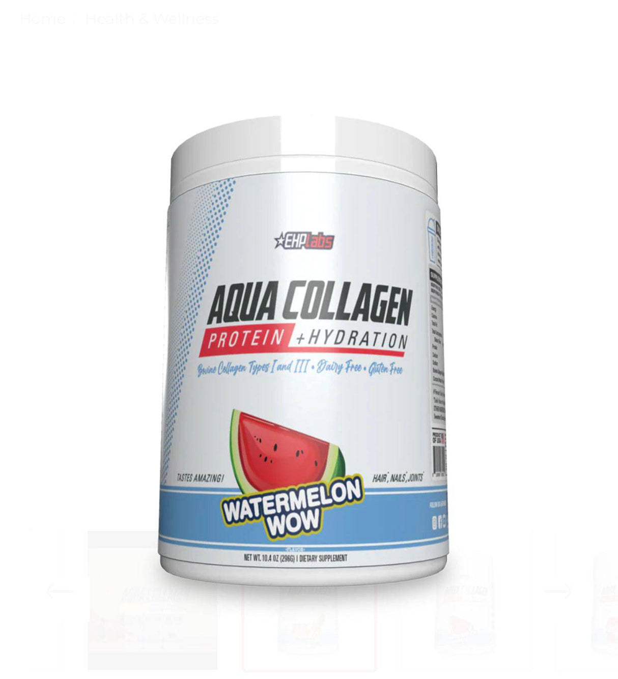 Aqua Collagen Protein + Hydration - EHP Labs - Prime Sports Nutrition