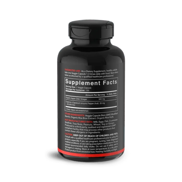 Apple Cider Vinegar Pills - Sports Research - Prime Sports Nutrition