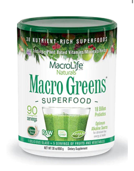 Macro Greens Superfood - MacroLife Naturals - Prime Sports Nutrition