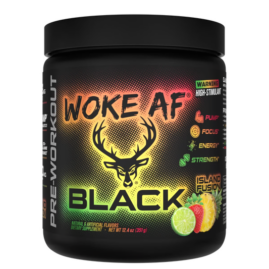 Woke Af-BLACK-High Stimulant Pre Workout-Bucked Up