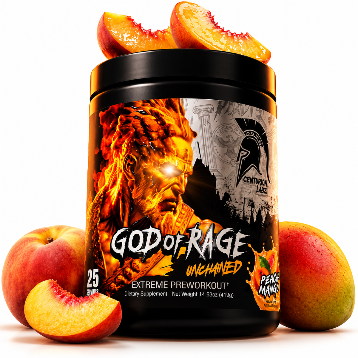 God of Rage Extreme Pre Work-Out - Centurion Labz