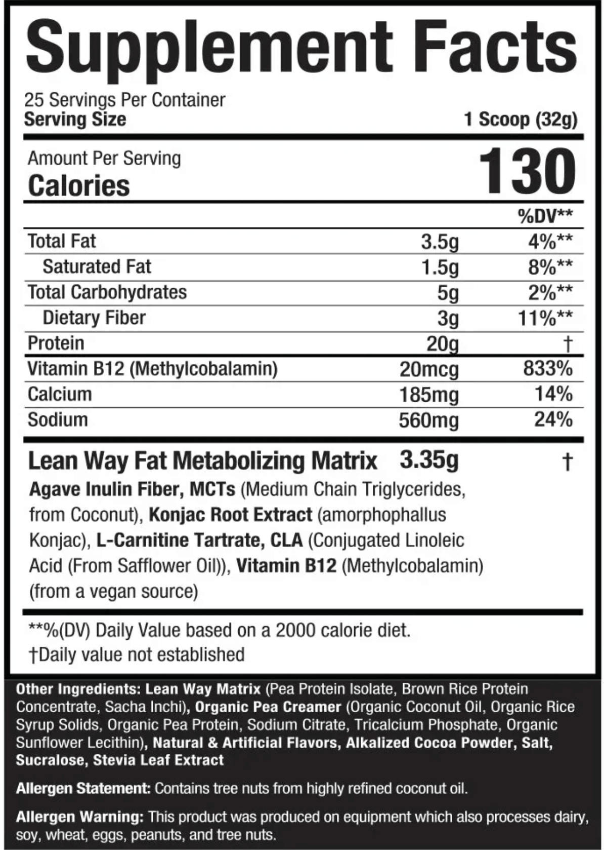 The Lean Way Plant’d Protein- Musclesport