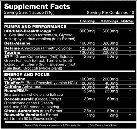 HYPERMAX-3D PRE WORKOUT-PERFORMAX LABS