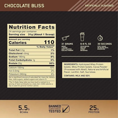 Protein Gold Standard 100% Isolate - Optimum Nutrition