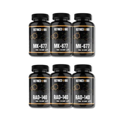 MK677 + Rad-140 x 6 Sextuple Bundle - Refined Bio