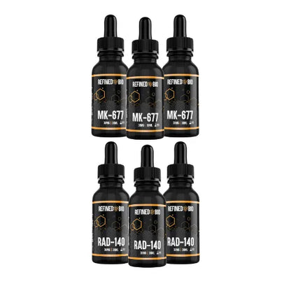 MK677 + Rad-140 x 6 Sextuple Bundle - Refined Bio