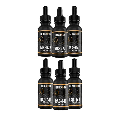 MK677 + Rad-140 x 6 Sextuple Bundle - Refined Bio
