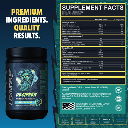 Decipher High Stim Pre-workout - LGXNDS