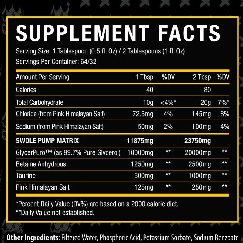 SICARIO SWOLE LIQUID PUMP - XTREMIS CARTEL
