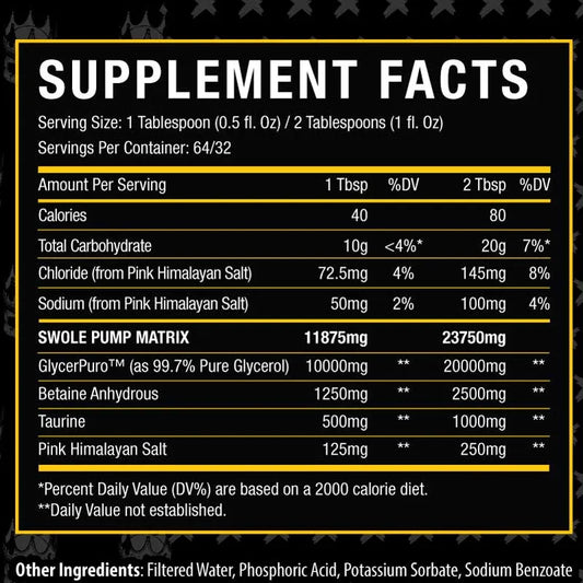 SICARIO SWOLE LIQUID PUMP - XTREMIS CARTEL