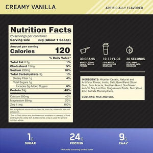 Protein Gold Standard 100% Casein -Optimum Nutrition