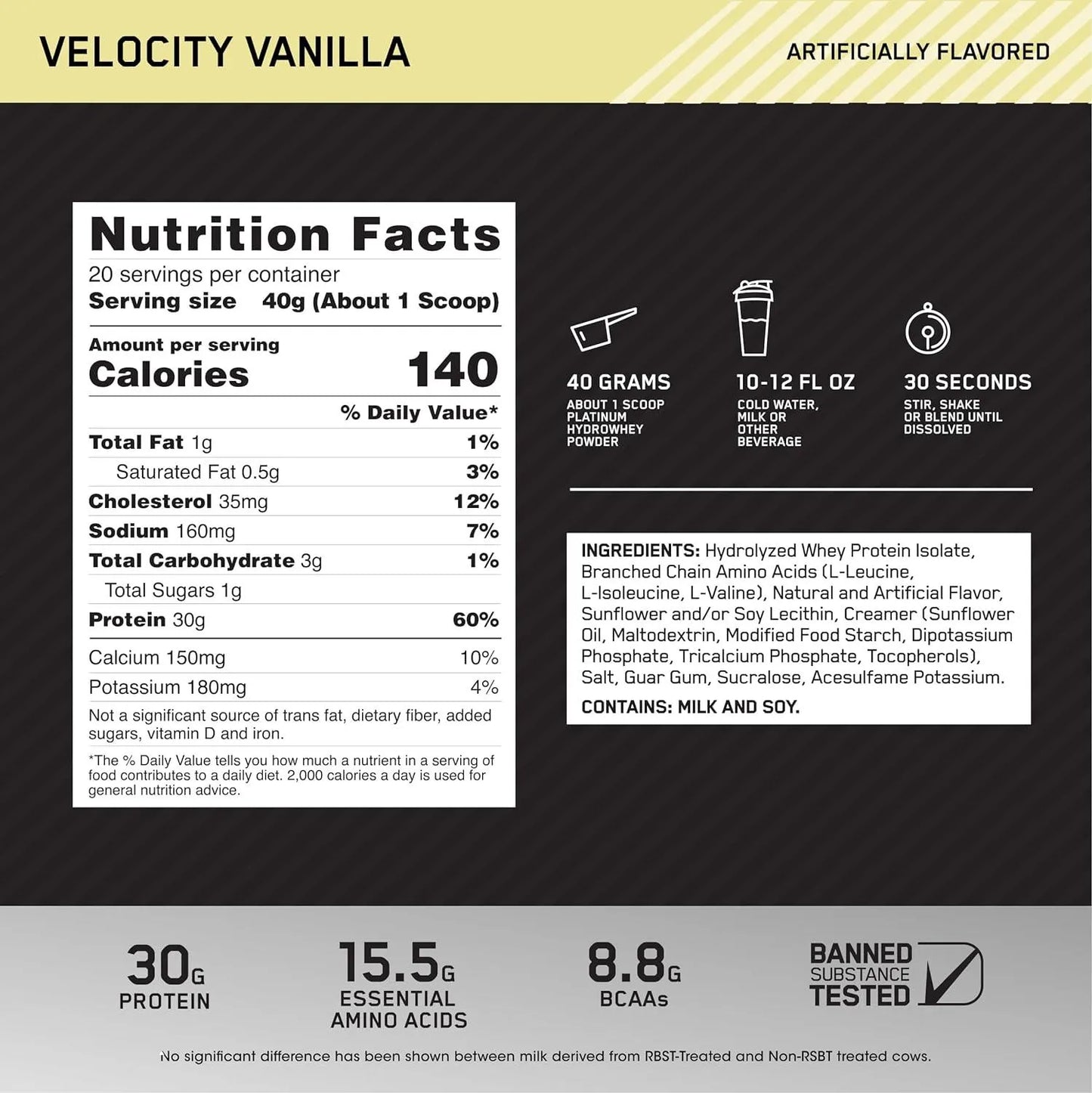 Platinum Hydro Whey-Optimum Nutrition
