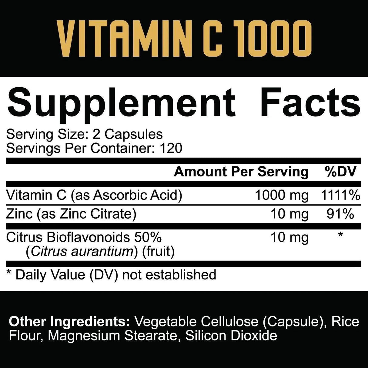 Vitamin C 1000 5% Core-5% Nutrition