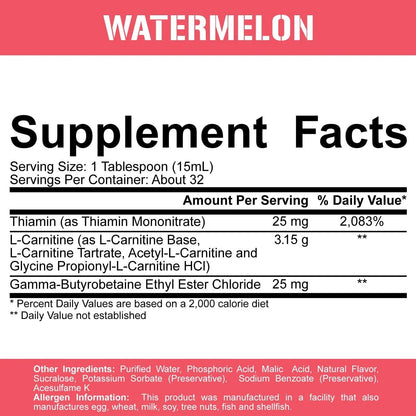 L-Carnitine 3150 Liquid- 5% Nutrition
