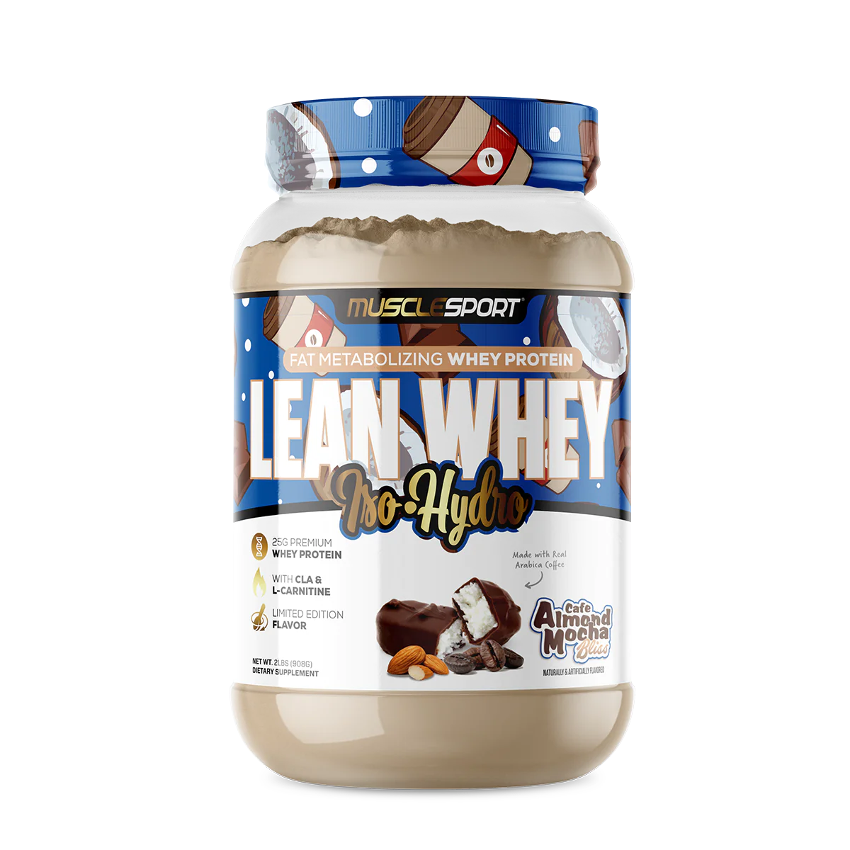 Lean Whey™ Protein 2lb - Musclesport - Prime Sports Nutrition