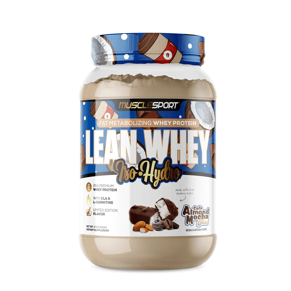 Lean Whey™ Protein 2lb - Musclesport - Prime Sports Nutrition