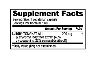 Tongkat Ali - Nutrabio - Prime Sports Nutrition